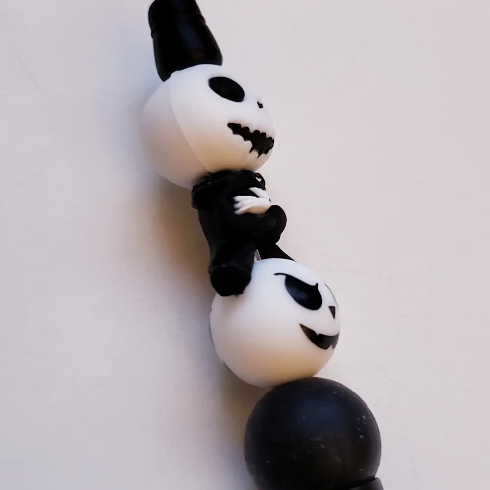 Handmade The Nightmare Before Christmas Jack Skellington Bead Pen